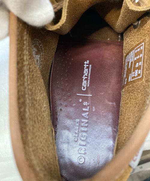 CLARKS（クラークス）CLARKS (クラークス) CarHartt (カーハート) ワラビーシューズ ブラウン サイズ:26.5cmの古着・服飾アイテム