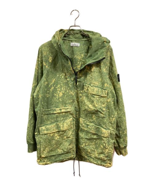 STONE ISLAND（ストーンアイランド）STONE ISLAND (ストーンアイランド) Cotton Ripstop Off Dye OVD Smock グリーン サイズ:Mの古着・服飾アイテム