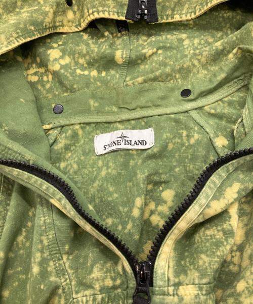 STONE ISLAND（ストーンアイランド）STONE ISLAND (ストーンアイランド) Cotton Ripstop Off Dye OVD Smock グリーン サイズ:Mの古着・服飾アイテム