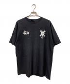 stussy×FUTURAステューシー×フューチュラ）の古着「Crane Graphic Tee」｜ブラック