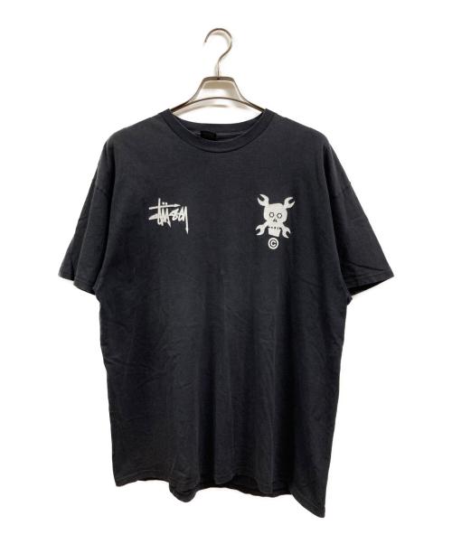 stussy（ステューシー）stussy (ステューシー) FUTURA (フューチュラ) Crane Graphic Tee ブラック サイズ:XLの古着・服飾アイテム