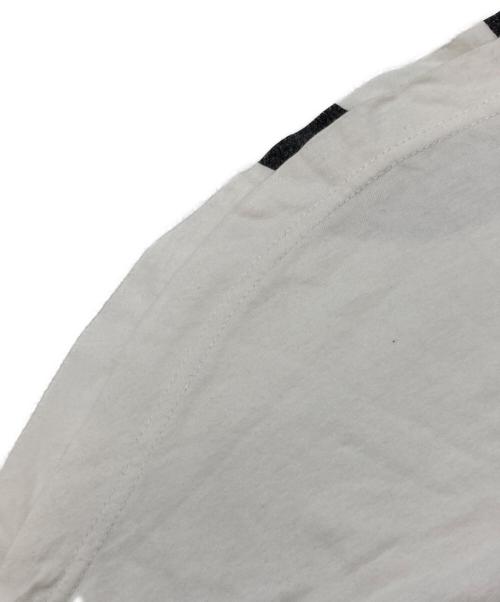 stussy（ステューシー）stussy (ステューシー) ラグランTシャツ ブラック×ホワイト サイズ:Mの古着・服飾アイテム