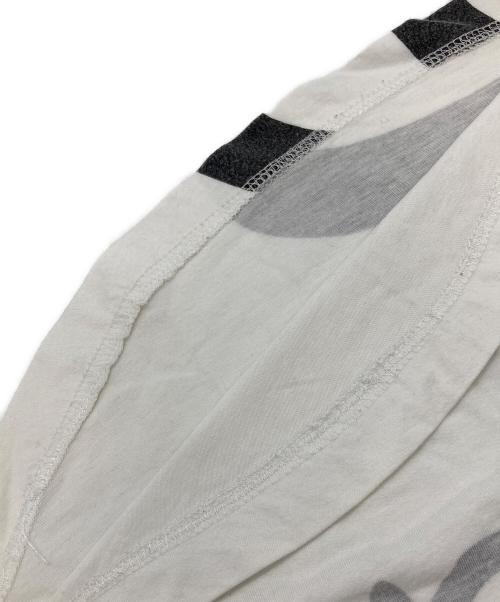 stussy（ステューシー）stussy (ステューシー) ラグランTシャツ ブラック×ホワイト サイズ:Mの古着・服飾アイテム