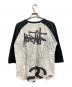 stussy (ステューシー) ラグランTシャツ ブラック×ホワイト サイズ:M：10000円