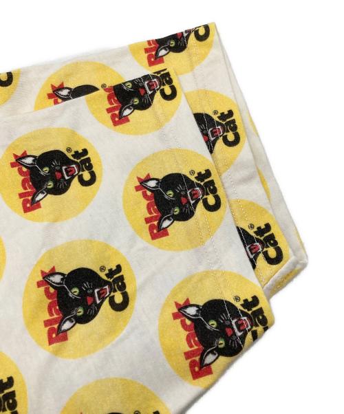 SUPREME（シュプリーム）Supreme (シュプリーム) 24SS/Black Cat S/S Top ホワイト×イエロー サイズ:Sの古着・服飾アイテム