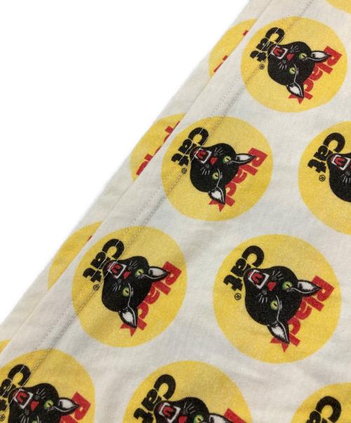 SUPREME（シュプリーム）Supreme (シュプリーム) 24SS/Black Cat S/S Top ホワイト×イエロー サイズ:Sの古着・服飾アイテム