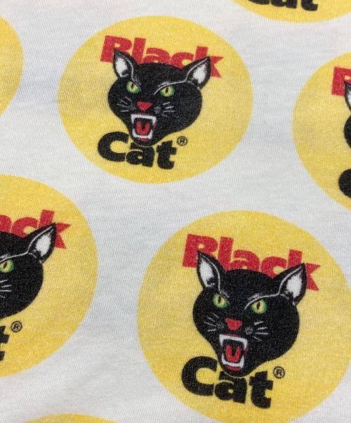 SUPREME（シュプリーム）Supreme (シュプリーム) 24SS/Black Cat S/S Top ホワイト×イエロー サイズ:Sの古着・服飾アイテム