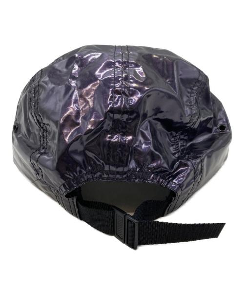 SUPREME（シュプリーム）Supreme (シュプリーム) Glossy Ripstop Camp Cap パープルの古着・服飾アイテム