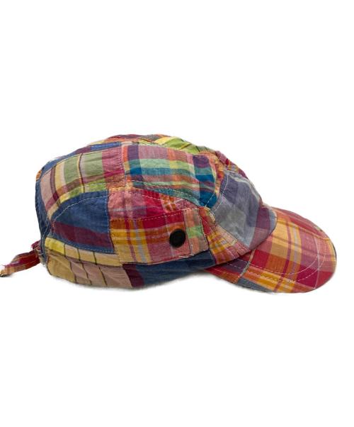 NEW YORK HAT&CAP CO.（ニューヨークハットアンドキャップ）NEW YORK HAT&CAP CO. (ニューヨークハットアンドキャップ) パッチワークキャップ レッドの古着・服飾アイテム