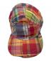 中古・古着 NEW YORK HAT&CAP CO. (ニューヨークハットアンドキャップ) パッチワークキャップ レッド：5000円