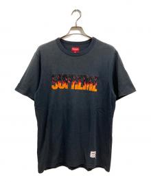 SUPREME（シュプリーム）の古着「19AW Flame S/S Top」｜ブラック