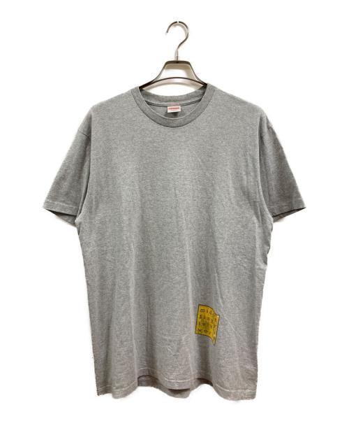 SUPREME（シュプリーム）Supreme (シュプリーム) Middle Finger to the World Tee グレー サイズ:Lの古着・服飾アイテム