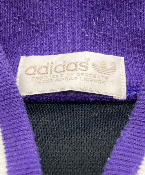 adidas（アディダス）adidas (アディダス) トラックジャケット ブラック×パープル サイズ:Lの古着・服飾アイテム