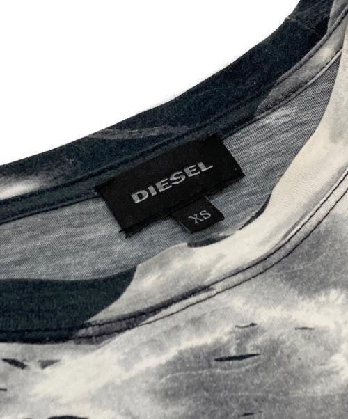 DIESEL（ディーゼル）DIESEL (ディーゼル) プリントTシャツ ブラック サイズ:XSの古着・服飾アイテム