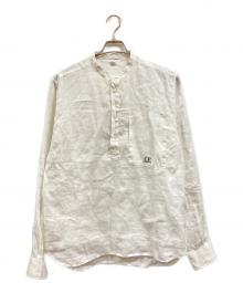 C.P COMPANY（シーピーカンパニー）の古着「リネンシャツ」｜ホワイト