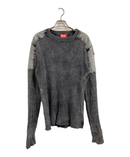 DIESEL（ディーゼル）DIESEL (ディーゼル) K-MARTINニット グレー サイズ:Mの古着・服飾アイテム