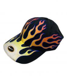 NIKE（ナイキ）の古着「Club Cap Structured OG Flame Cap」｜オレンジ×ブラック