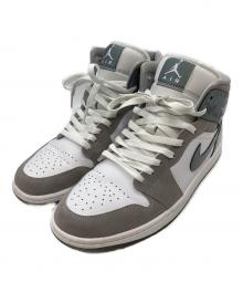 NIKE（ナイキ）の古着「Air Jordan 1 Mid SE "Cool Grey"」｜グレー×ホワイト