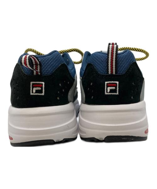 FILA（フィラ）FILA (フィラ) ローカットスニーカー グレー×ネイビー サイズ:27.5㎝の古着・服飾アイテム