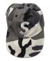 中古・古着 Supreme (シュプリーム) カモ柄キャップ ホワイト×ブラウン：8000円