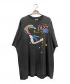 Hanesヘインズ）の古着「 NEW ORLEANS JAZZ 90’ｓ　プリントTシャツ」｜ブラック
