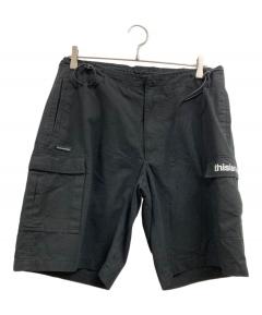 中古・古着通販】KITH (キス) ナイロンハーフパンツ ブラック サイズ:S