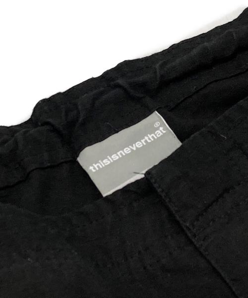 thisisneverthat（ディスイズネバーザット）thisisneverthat (ディスイズネバーザット) ハーフパンツ ブラック サイズ:Sの古着・服飾アイテム