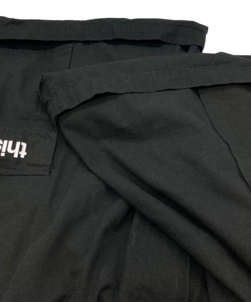 thisisneverthat（ディスイズネバーザット）thisisneverthat (ディスイズネバーザット) ハーフパンツ ブラック サイズ:Sの古着・服飾アイテム