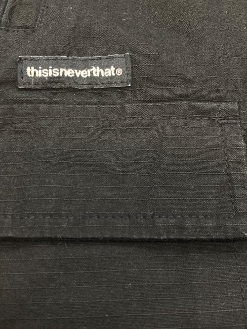 thisisneverthat（ディスイズネバーザット）thisisneverthat (ディスイズネバーザット) ハーフパンツ ブラック サイズ:Sの古着・服飾アイテム