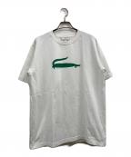 LACOSTEラコステ）の古着「ナガイワニプリント半袖TシャツT」｜ホワイト