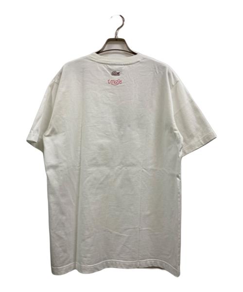 LACOSTE（ラコステ）LACOSTE (ラコステ) ナガイワニプリント半袖TシャツT ホワイト サイズ:4の古着・服飾アイテム