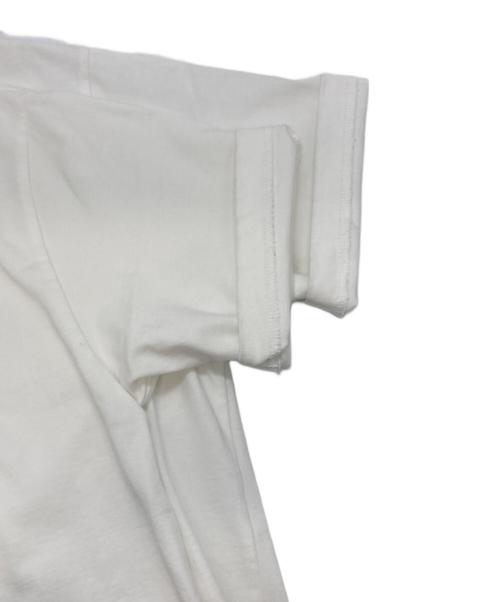 LACOSTE（ラコステ）LACOSTE (ラコステ) ナガイワニプリント半袖TシャツT ホワイト サイズ:4の古着・服飾アイテム