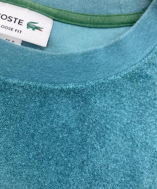LACOSTE（ラコステ）LACOSTE (ラコステ) ハイゲージパイル地Tシャツ グリーン サイズ:5の古着・服飾アイテム