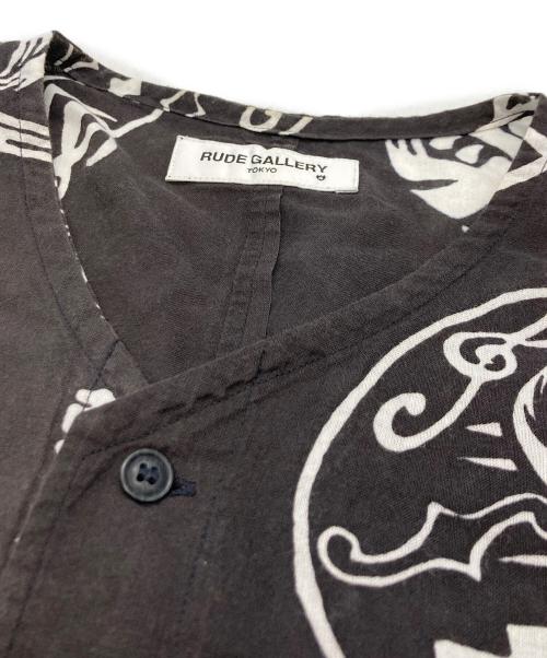 RUDE GALLERY（ルードギャラリー）RUDE GALLERY (ルードギャラリー) DARUMA DUB SHIRT ブラック サイズ:4の古着・服飾アイテム