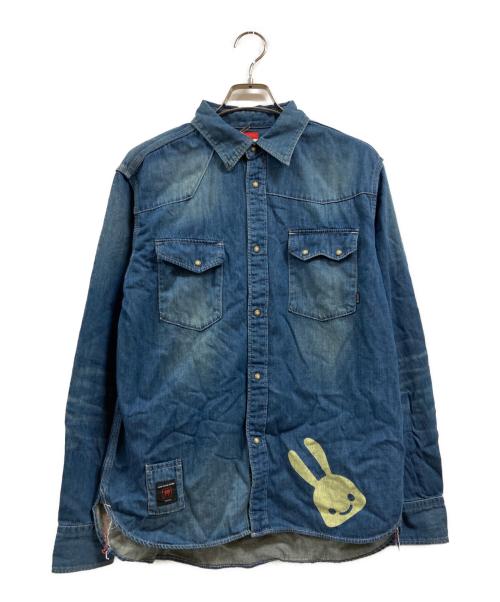 CUNE（キューン）CUNE (キューン) デニムシャツ インディゴ サイズ:3の古着・服飾アイテム