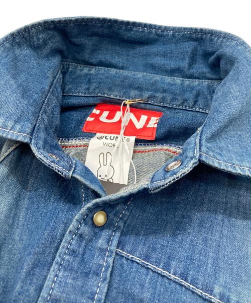CUNE（キューン）CUNE (キューン) デニムシャツ インディゴ サイズ:3の古着・服飾アイテム