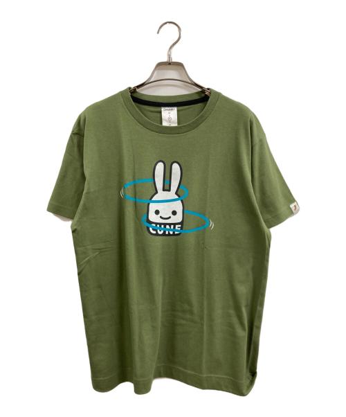 CUNE（キューン）CUNE (キューン) Tシャツ カーキ サイズ:Mの古着・服飾アイテム