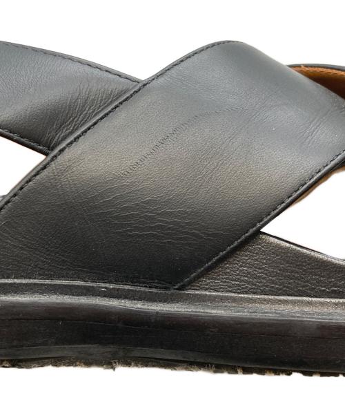 MARNI（マルニ）MARNI (マルニ) FUSSBET CRISCROSS SANDAL ブラック サイズ:39の古着・服飾アイテム