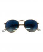 RAY-BANレイバン）の古着「ROUND FLAT LENSES」｜ゴールド