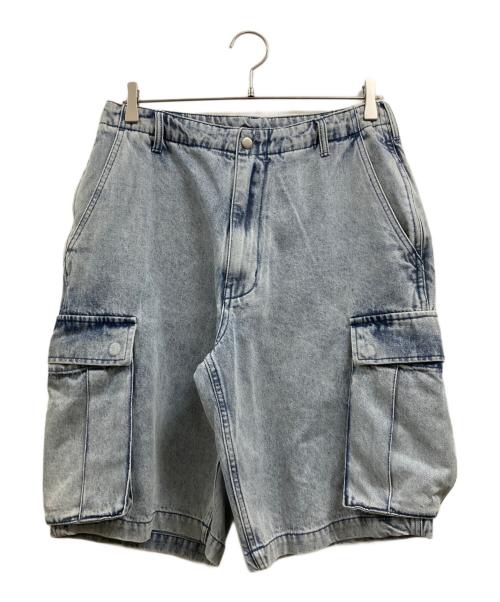 obedient（オビディエント）obedient (オビディエント) デニムハーフカーゴパンツ インディゴ サイズ:Mの古着・服飾アイテム