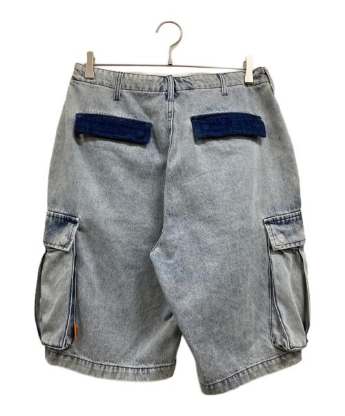 obedient（オビディエント）obedient (オビディエント) デニムハーフカーゴパンツ インディゴ サイズ:Mの古着・服飾アイテム