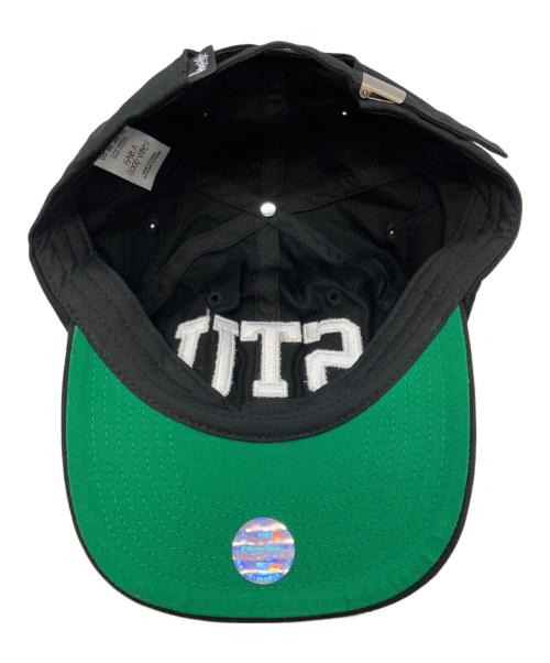 stussy（ステューシー）stussy (ステューシー) STU ARCH STRAPBACK CAP ブラックの古着・服飾アイテム