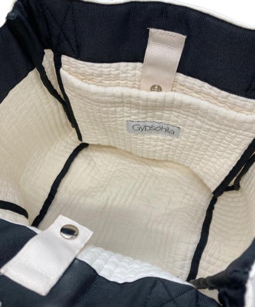 Gypsohila（ジプソフィア）Gypsohila (ジプソフィア) リボンバッグ アイボリーの古着・服飾アイテム