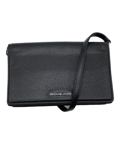 MICHAEL KORS（マイケルコース）MICHAEL KORS (マイケルコース) ショルダーバッグ ブラックの古着・服飾アイテム