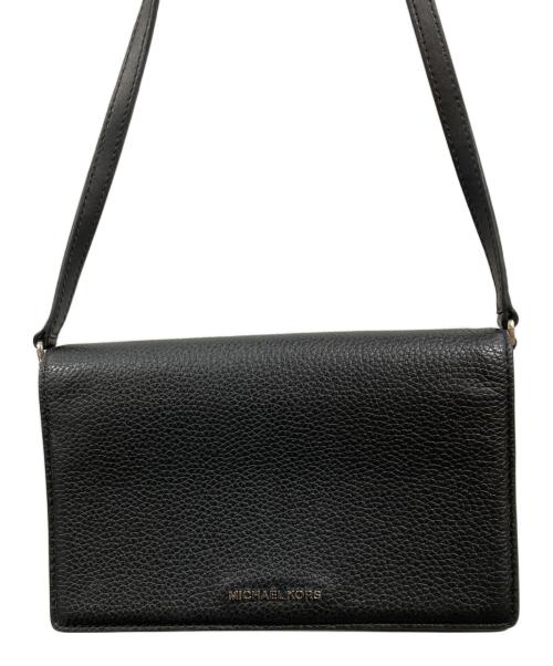 MICHAEL KORS（マイケルコース）MICHAEL KORS (マイケルコース) ショルダーバッグ ブラックの古着・服飾アイテム
