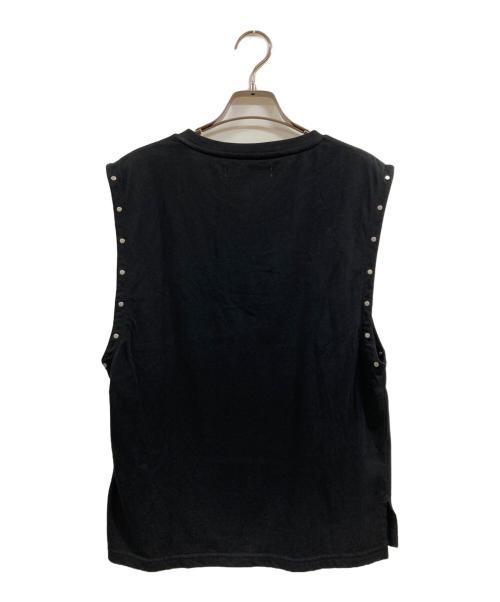 jent louis（ジェントルイス）jent louis (ジェントルイス) ノースリーブカットソー ブラック サイズ:Mの古着・服飾アイテム