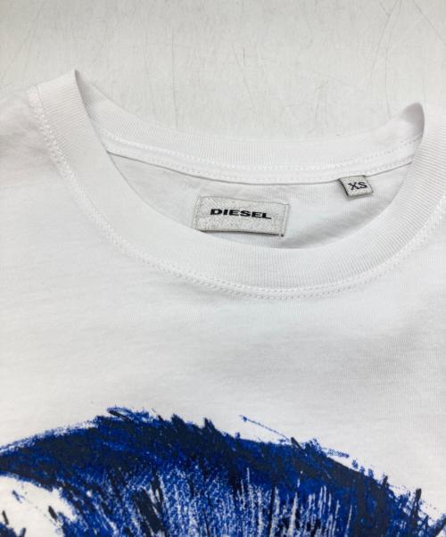 DIESEL（ディーゼル）DIESEL (ディーゼル) プリントTシャツ ホワイト サイズ:XSの古着・服飾アイテム