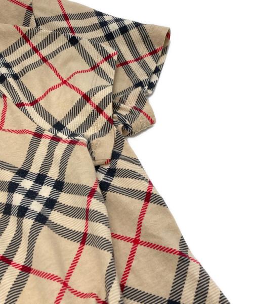 BURBERRY LONDON（バーバリーロンドン）BURBERRY LONDON (バーバリーロンドン) ノバチェックカットソー ブラウン サイズ:1の古着・服飾アイテム