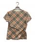 BURBERRY LONDON (バーバリーロンドン) ノバチェックカットソー ブラウン サイズ:1：6000円