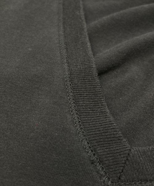DOLCE & GABBANA（ドルチェ＆ガッバーナ）DOLCE & GABBANA (ドルチェ＆ガッバーナ) Vネックカットソー ブラック サイズ:Sの古着・服飾アイテム